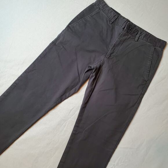Banana Republic Mens Size 29X32 Lived-In Chino Pants Skinny Leg Gray 400040